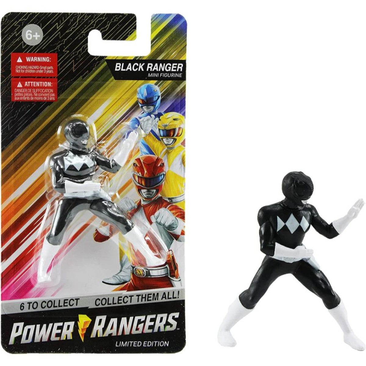 Power Rangers Mini Limited Edition Figure - Black – KC's Hidden Treasures