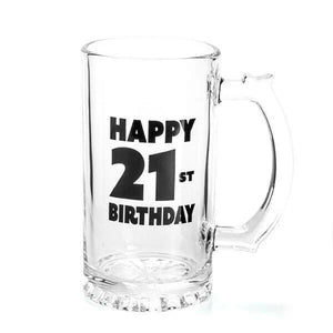 Premium Beer Stein "21st Birthday"
