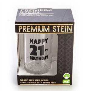 Premium Beer Stein "21st Birthday"