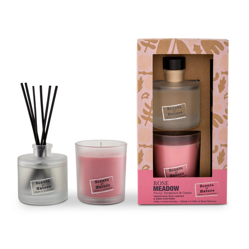 Tilley Reed & Candle Set - Rose Meadow