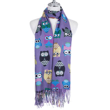 Load image into Gallery viewer, IVYS Owl Scarf - Lilac