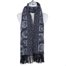 Load image into Gallery viewer, IVYS Winter Scarf - Grey &amp; Black