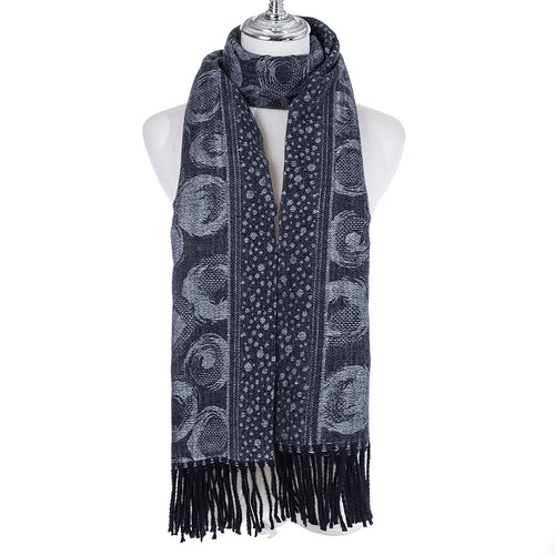 IVYS Winter Scarf - Grey & Black