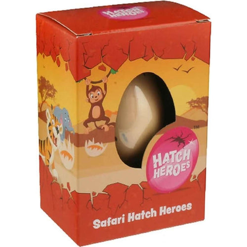 Safari Hatch Heroes 11cm - Assorted