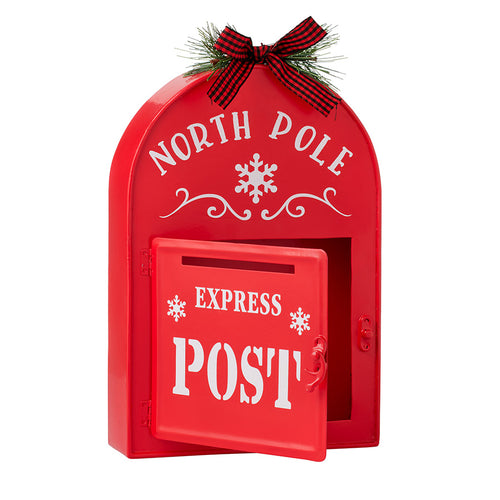 Metal Express Post Santa Mailbox