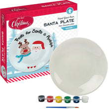 Load image into Gallery viewer, Christmas Paint Your Own Santa Plate 19cm