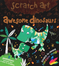 Scratch Art Fun Mini - Awesome Dinosaurs