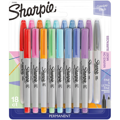 Sharpie Pastel Markers 18 Pack