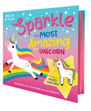 Load image into Gallery viewer, Build &amp; Play: Sparkle the Most Amazing Unicorn (Book &amp; Model)