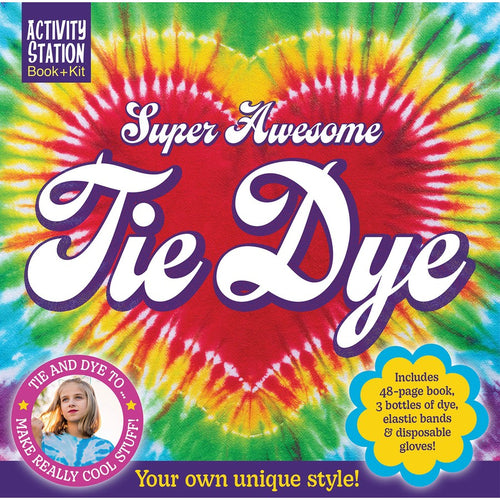 Activity Station Book + Kit - Super Awesome Tie Dye