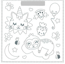 Load image into Gallery viewer, My Favourite Super Cute Colouring Pad