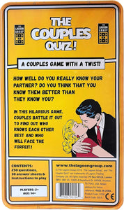 LAGOON The Couples Quiz Party Game in a Tin