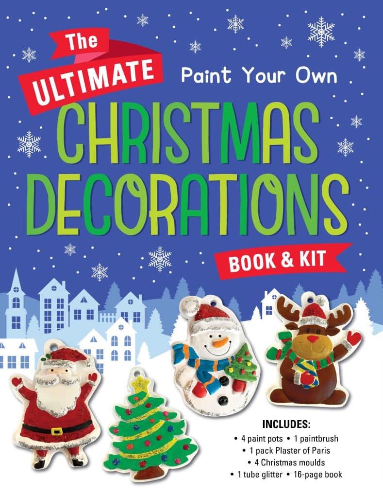 The Ultimate Paint Your Own Christmas Decorations Book & Kit