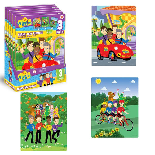 Frame Tray Puzzles 3 Pack - The Wiggles