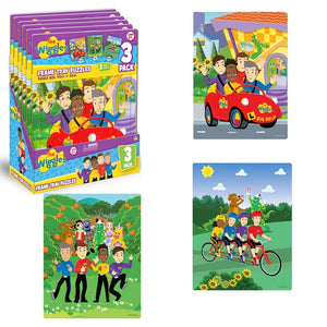 Frame Tray Puzzles 3 Pack - The Wiggles