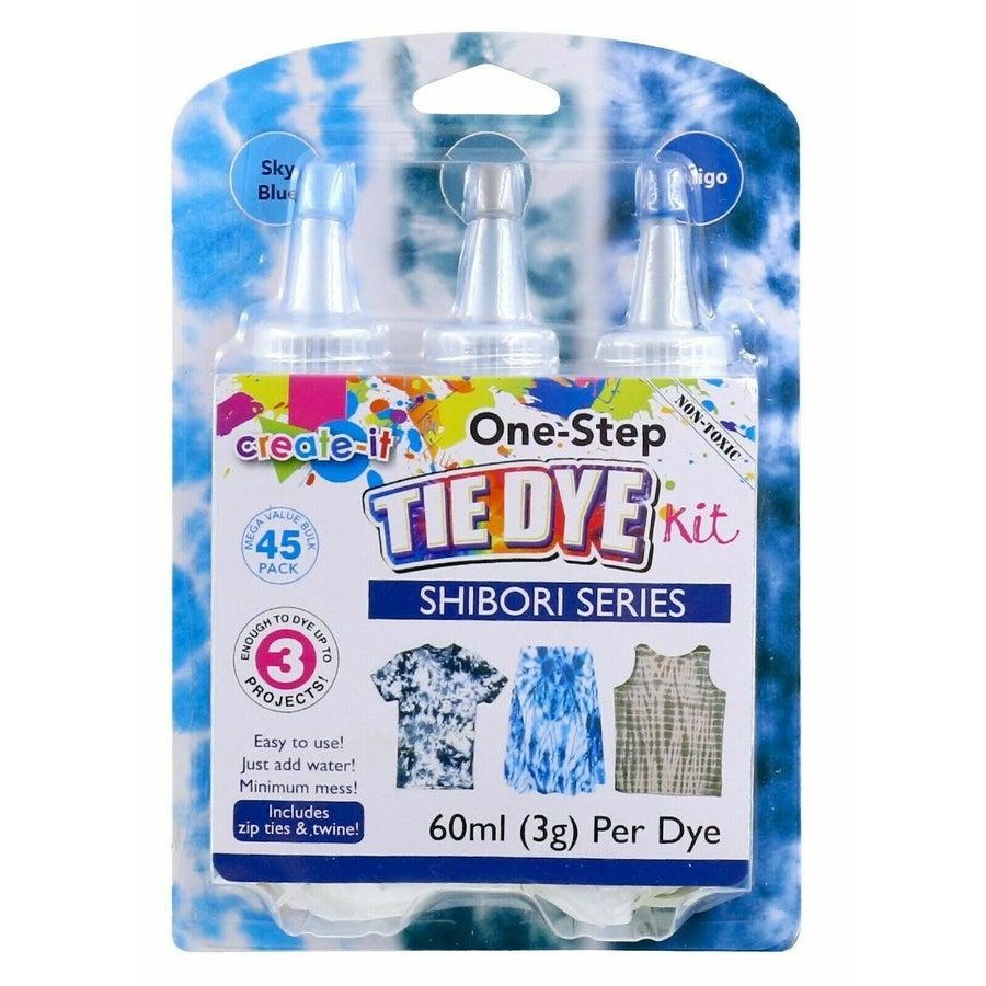 One Step 3 Color Tie Dye Kit - Shibori Series - NON-Toxic