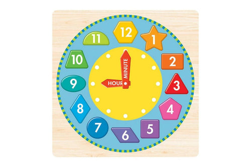 Whiz Kids - Tell the Time Fun Wooden Clock Puzzle