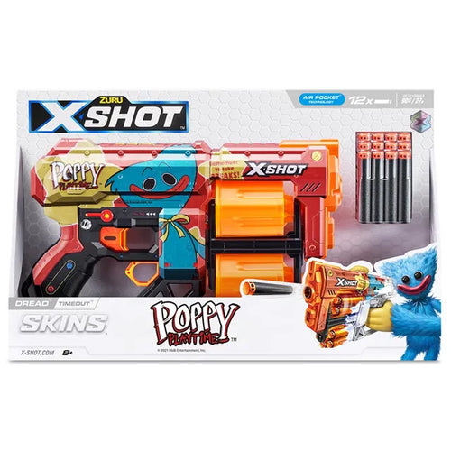Zuru X-Shot Skins Dread Foam Dart Blaster - Poppy Playtime - Assorted