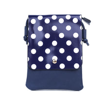 Load image into Gallery viewer, IVYS Crossbody Flap Bag - Navy White Spot