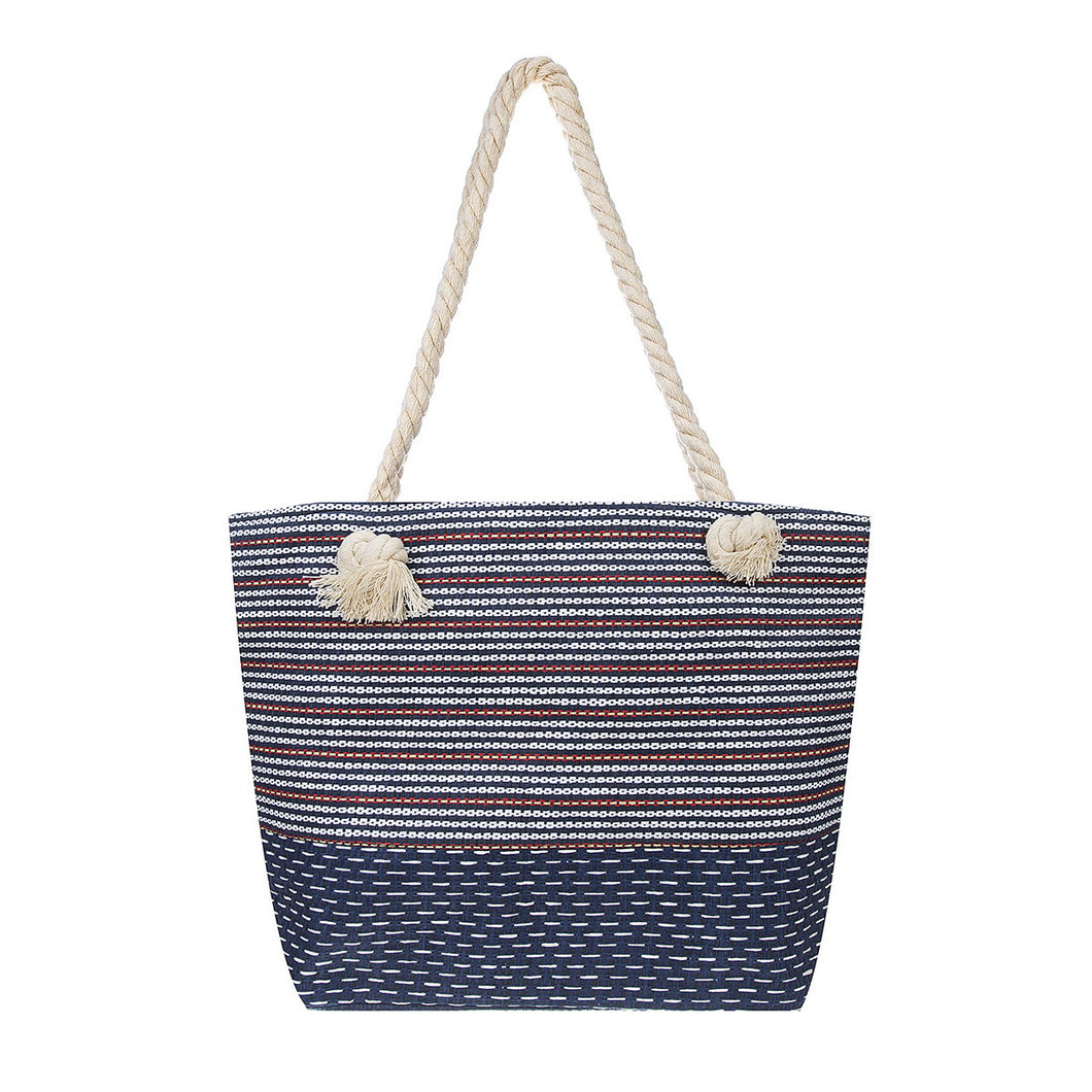 Tote Bag - Navy Stripe