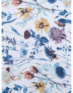 IVYS Wildflowers Floral Scarf - Blue