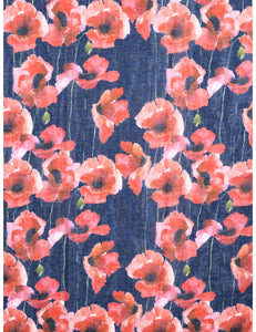 IVYS Poppy Scarf - Navy