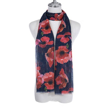 Load image into Gallery viewer, IVYS Poppy Scarf - Navy