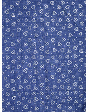 Load image into Gallery viewer, IVYS Metallic Scarf - Navy - Hearts