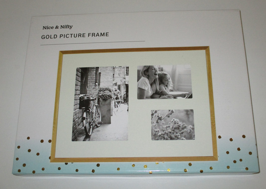 Nice & Nifty Gold Photo Frame