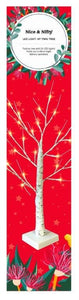 LED Light Up Xmas Twig Tree