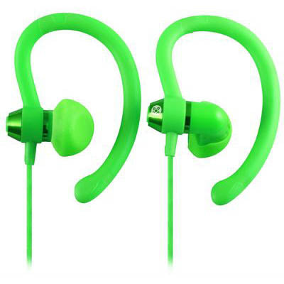 MOKI 90° Sports Earphones - Green