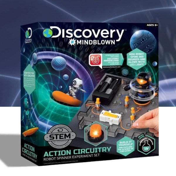 Discovery Mindblown Action Circuitry Robot Spinner Experiment Set