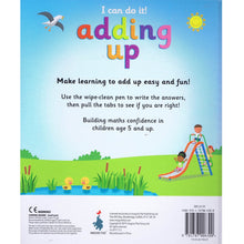 Load image into Gallery viewer, I can do it! Adding Up - Wipe Clean Book (Board Book)