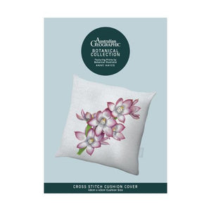 Australian Geographic Cross Stitch Cushion Cover 40cm x 40cm - Botanical