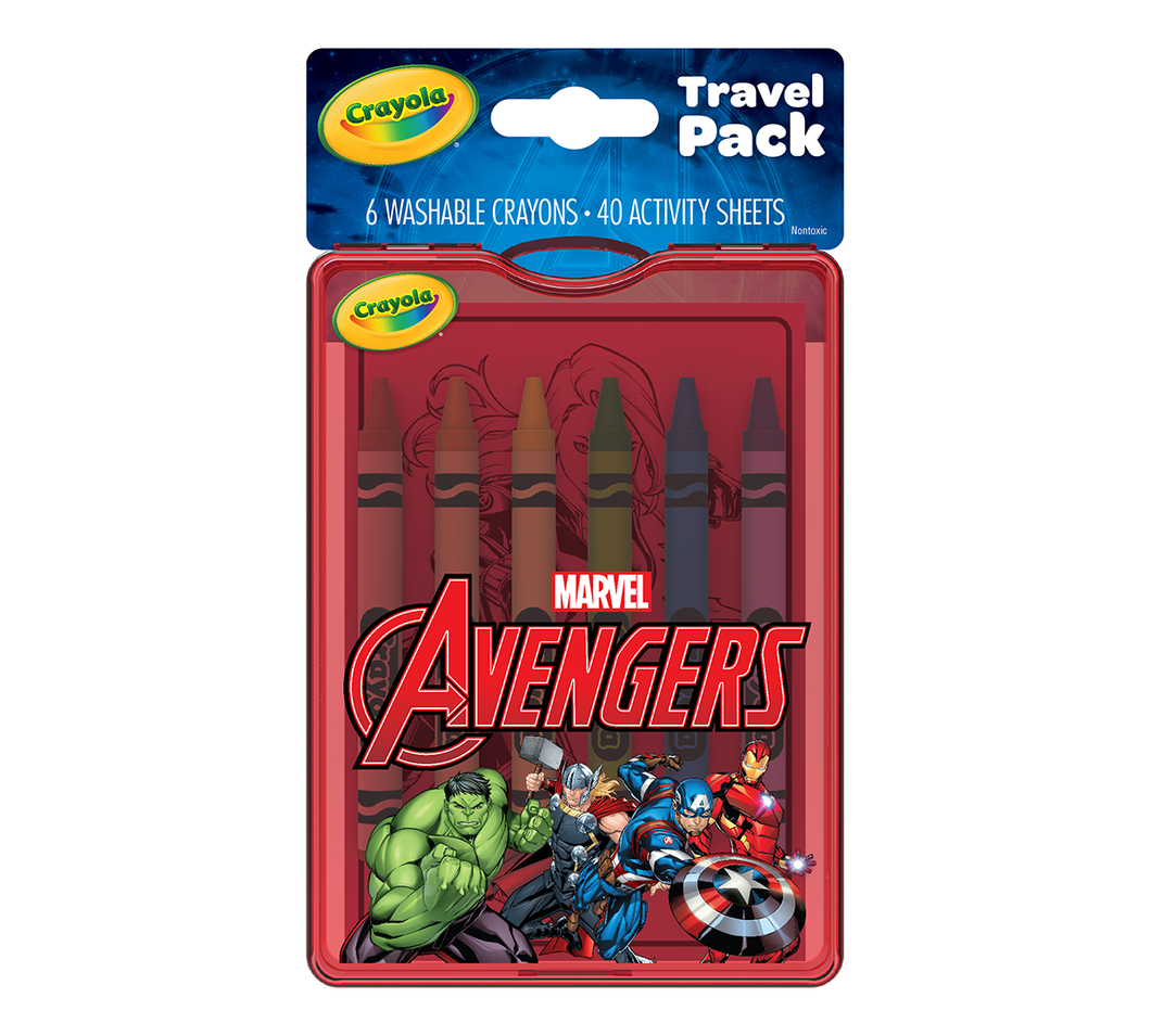 Crayola: Marvel Avengers Travel Pack