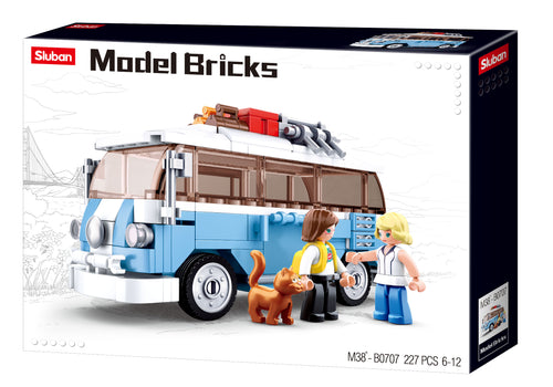 Sluban Model Building Bricks Camper Van 227 Pcs