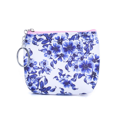 IVYS Coin Purse - Blue Floral C