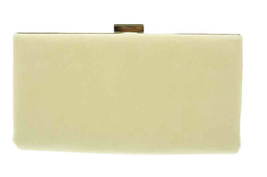 Hard Shell Evening Bag - Beige