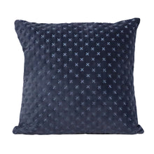Load image into Gallery viewer, SPLOSH Botanica Velvet Stitched Cushion Cover with Insert - Navy