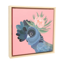 Load image into Gallery viewer, SPLOSH Botanica Cockatoo Framed Canvas 34cm x 34cm