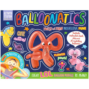 Activity Station Book + Kit - Balloonatics: Twist & Turn Modelling Fun!