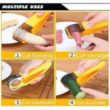 Load image into Gallery viewer, Scullery Stainless Steel Banana Cutter