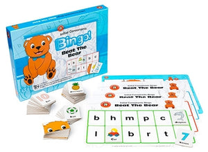 Learning Can Be Fun Initial Consonants Bingo! Beat The Bear Children's Educational Game