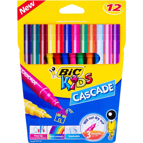 Bic Kids Cascade Markers - 12 Pack