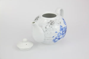 Blue Hamptons Tea Pot