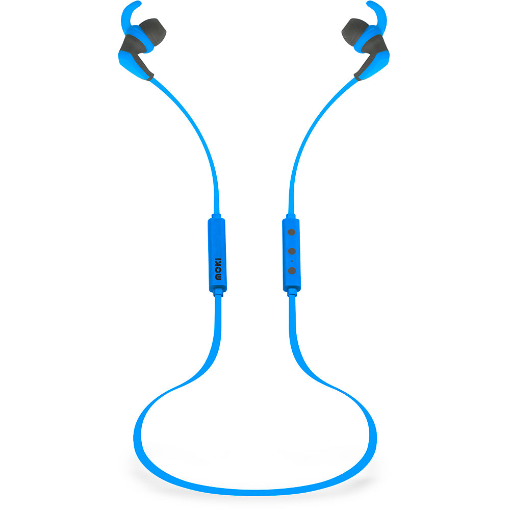 MOKI Freestyle Bluetooth Earphones - Blue