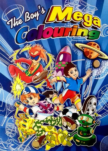 The Boy's Mega Colouring Book