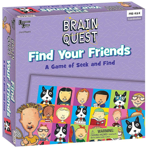 Brain Quest Find Your Friends Board Game - A Game of Seek and Find