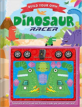 Load image into Gallery viewer, Build Your Own Dinosuar Racer Activity Book