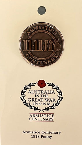 Armistice Centenary 1918 Penny